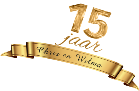 15  jaar  15  jaar                                                            Chris en Wilma